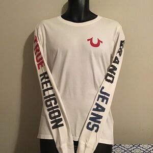 🤔#195, True Religion, unisex, pre-owned, size large